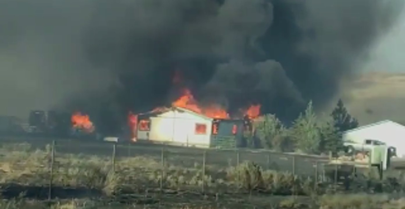 Several Homes Destroyed in Nevada Oil Well Fire