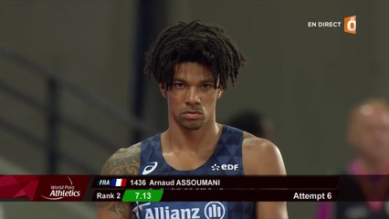 Le Français Arnaud Assoumani, vice-champion du monde de saut en longueur T47 !