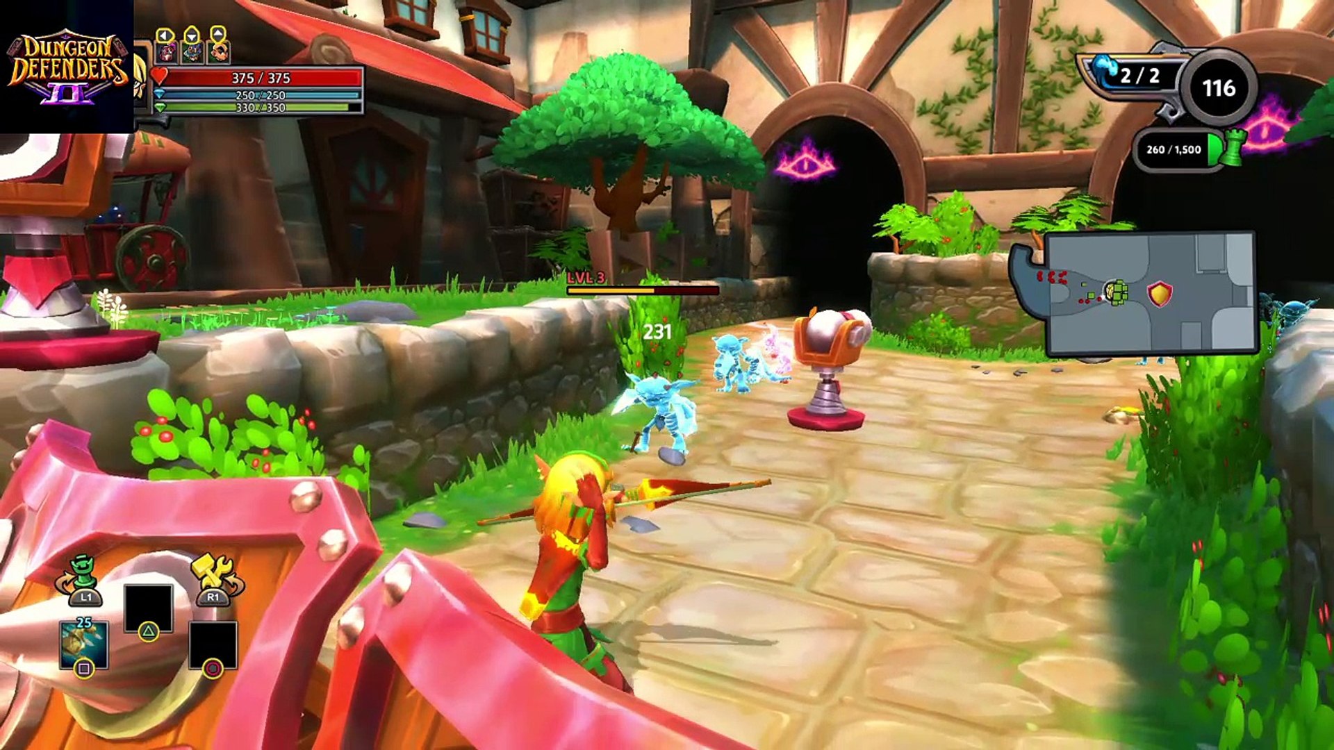 Dungeon Defenders Ii Ps4 Gameplay Preview Clip Video Dailymotion