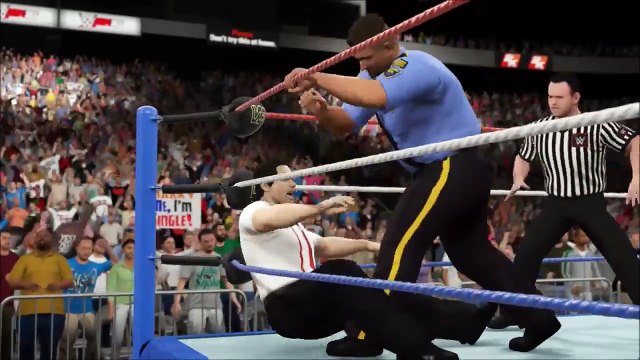The Big Boss Man vs Irwin R. Schyster WWF Prime Time Wrestling January 1992 (WWE 2K16 Univ