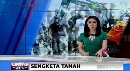Tolak Lahannya Digusur, Warga Hadang Polisi dan TNI