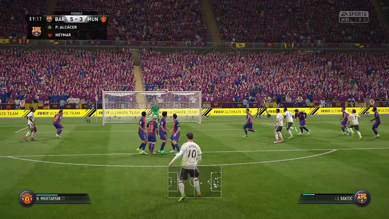 Messi vs Utd. FIFA17