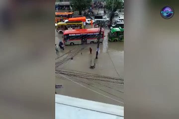 Schoolgirl Falls Into Open Drain During Flood