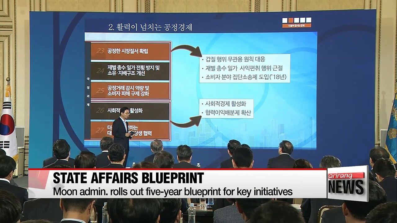 South Korea's Moon administration showcases key policy goals for next five years