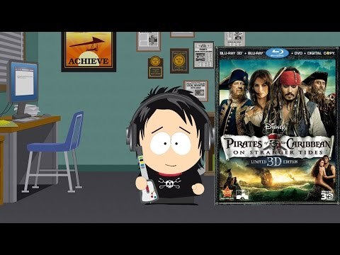 Pirates of the Caribbean 3D/Blu Ray/DVD Combo Pack Unboxing