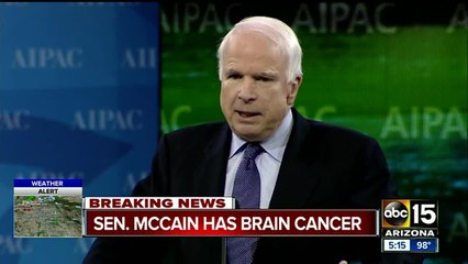 BREAKING: John McCain diagnosed with brain cancer