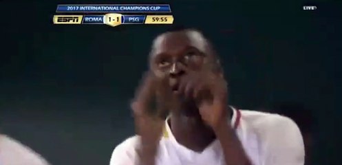 Sadiq Umar GOAL HD - AS Roma 1-1 PSG 19.07.2017