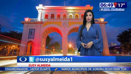 Susana Almeida Pronostico del Tiempo 19 de Julio de 2017
