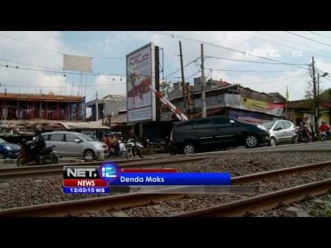 NET12 - Denda maksimal bagi penerobos palang perlintasan kereta api