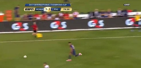Sadiq Umar missed an easy chance - AS Roma 1-1 Paris SG 20.07.2017 HD