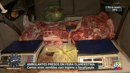 Ambulantes são presos após denúncia exclusiva do SBT