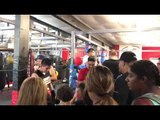 LEO SANTA CRUZ Mobbed By Fans - esnews boxing