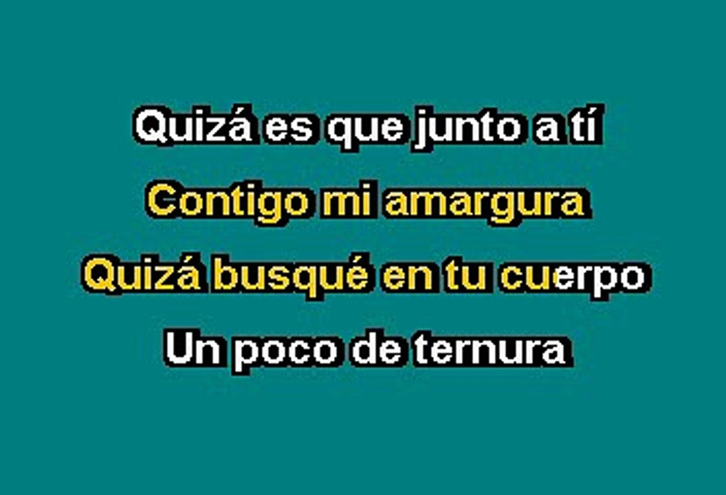 PERO ME HICISTE TUYO - JOSE JOSE (KARAOKE CON VOZ GUIA)