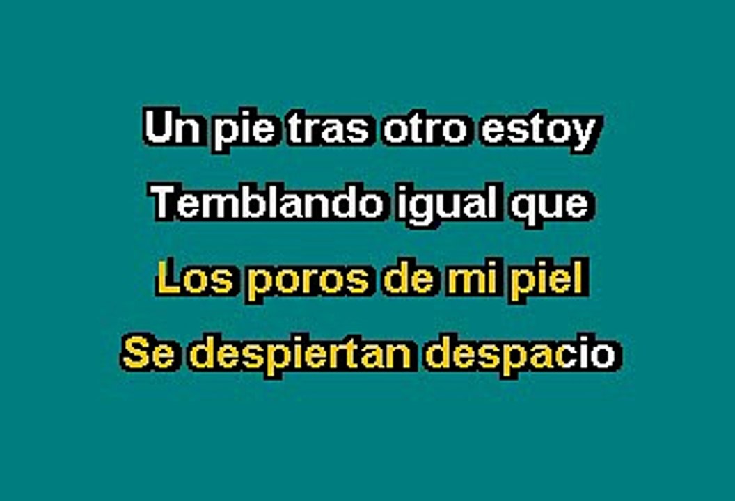 UN PIE TRAS OTRO PIE - ONDA VASELINA (KARAOKE)
