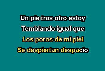 UN PIE TRAS OTRO PIE - ONDA VASELINA (KARAOKE)