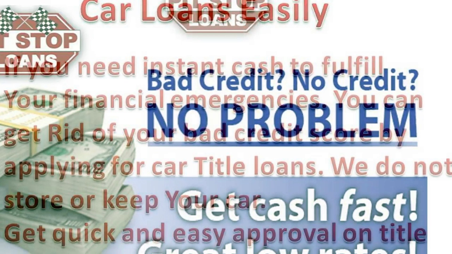Easy and fast approval on bad credit car loans with Pit Stop Loans