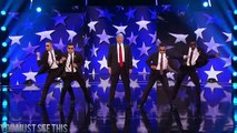 Singer trump united american by singing backstreet boy song