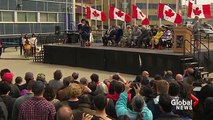 Prince Charles, Camilla cant stop laughing during throat singers performance in Iqaluit
