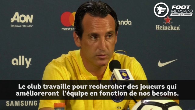 PSG : Unai Emery et la piste Neymar