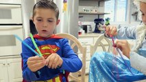Frozen Elsa Spiderman & Batman Kids How To Make Finger Puppets Craft | Pipe Cleaner Finger