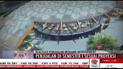 Realisasi Penjualan Intiland Development