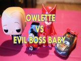 OWLETTE VS EVIL BOSS BABY PJ MASKS THOMAS & FRIENDS ADVENTURE LIGHTENING MCQUEEN Toys BABY Videos, NICKELEDEON, DREAMWOR