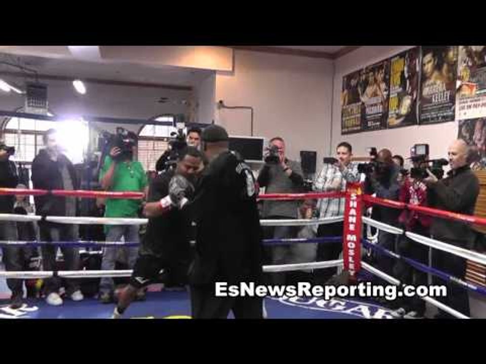 Sugar Shane Mosley Mitt Workout