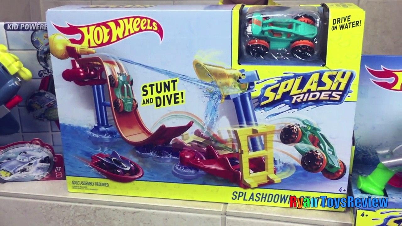 Hot Wheels Criss Cross Crash Track Motorized Toys Cars for Kids Disney Cars Toys Ryan Toys