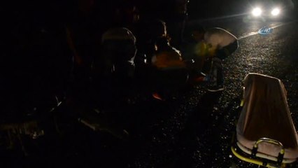 Takla Atarak Sürüklenen Motosikletin Sürücüsü Ağır Yaralandı