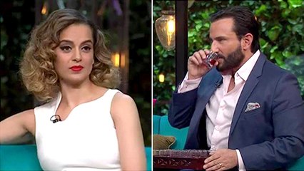 Saif Ali Khan LAME Explanation On Kangana Ranaut vs Nepotism Controversy