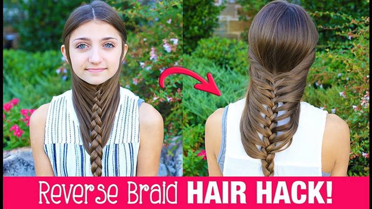 Easy Hairstyle Tutorial Reverse Braid