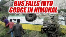 Himachal Pradesh : Bus carrying 40 people falls into gorge in Rampur, 28 lose life | Oneindia News