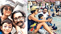 Aamir Khan And Kiran Rao Holidaying With Son Azad In Italy