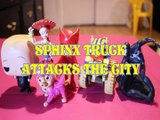 SPHINX TRUCK ATTACKS THE CITY BOSS BABY JESSIE OWLETTE SPIDERMAN SKYE BLAZE Toys BABY Videos BLAZE AND THE MONSTER MACHI