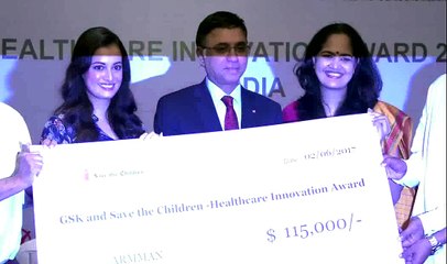 Dia Mirza At The Healthcare Innovation Awards 2017