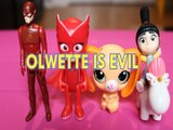 OLWETTE IS EVIL THE FLASH DC COMICS PJ MASKS MAGIC MOTION AGNES GRU DESPICABLE ME 3 Toys BABY Videos JUSTICE LEAGUE , TH