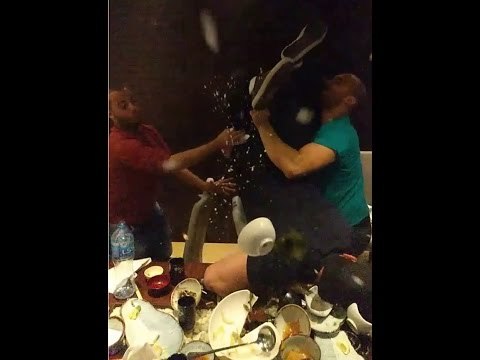 Slow Motion Handstand Fail at Peaceful Japanese Restaurant