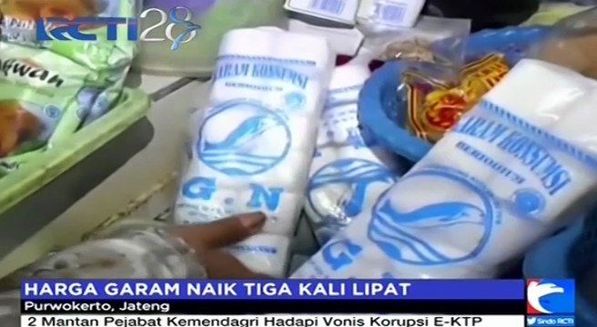 Garam Langka, Harga Naik Hingga Tiga Kali Lipat