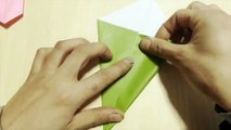 【DIY craft】 Tulip. Origami. The art of folding paper.-bsFxl