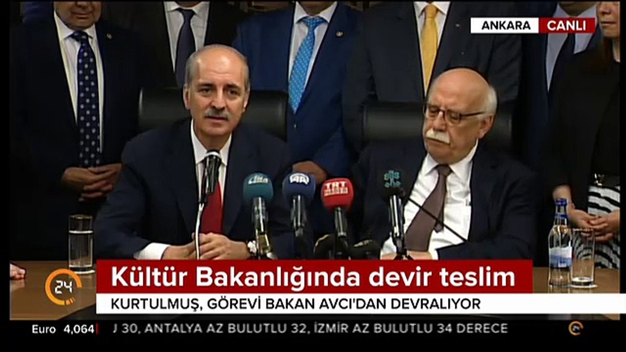 Kültür Bakanlığında devir teslim gerçekleştirildi!