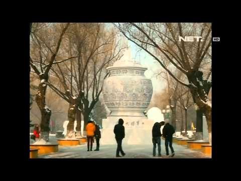 NET5 - Patung salju raksasa di china