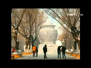 NET5 - Patung salju raksasa di china