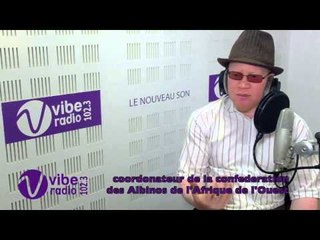 Mouhamadou Bamba Diop, coordonnateur de la confédération des Albinos de l'Afrique de l'Ouest.