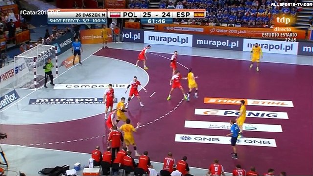 Mundial de Balonmano Catar 2015 - 3er y 4º puesto - Polonia - España [3 de 3]