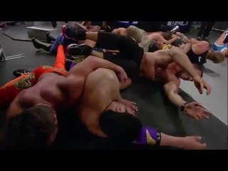 Final Moments of Galloway vs Lashley Lumberjack match