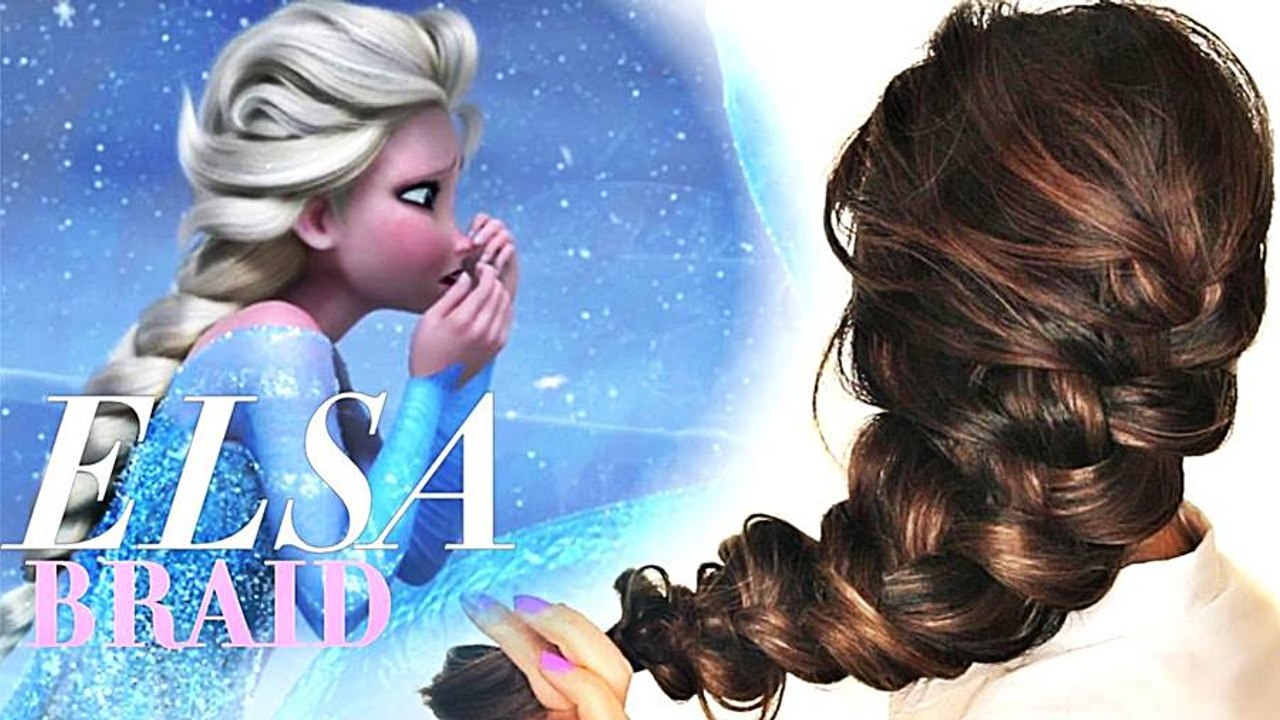 Easy Hairstyle Tutorial FROZEN ELSA