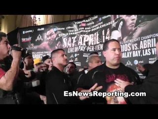Brandon Rios vs Richard Abril Brawl