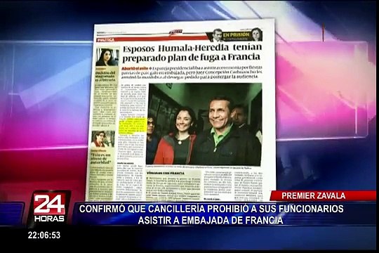 Cancillería prohibió a sus funcionarios asistir a embajada de Francia