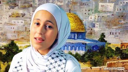 انشودة يا ليتني غيمه للمسجد الاقصى - اول اغنية للنجمه حنان الطرايرة بالحجاب