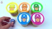 Сups Stacking Surprise Play Doh Clay Toys Captain America Collection Learn Colors Rainbow